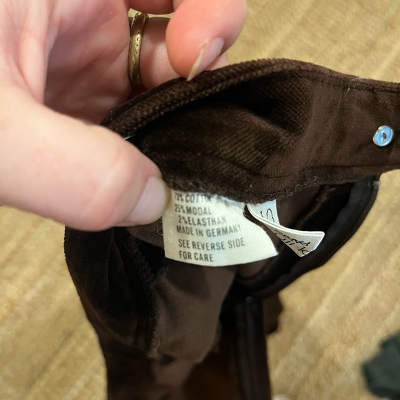 Plush chocolate cigarette pants - Picture 2 of 4